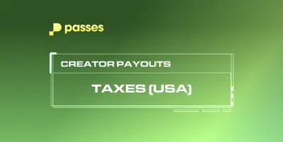 Tax Information for Passes Creators (USA)