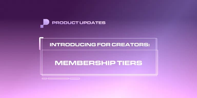 Creating Membership Tiers